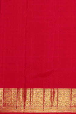 Image of Kanchipattu Red Brocade Saree