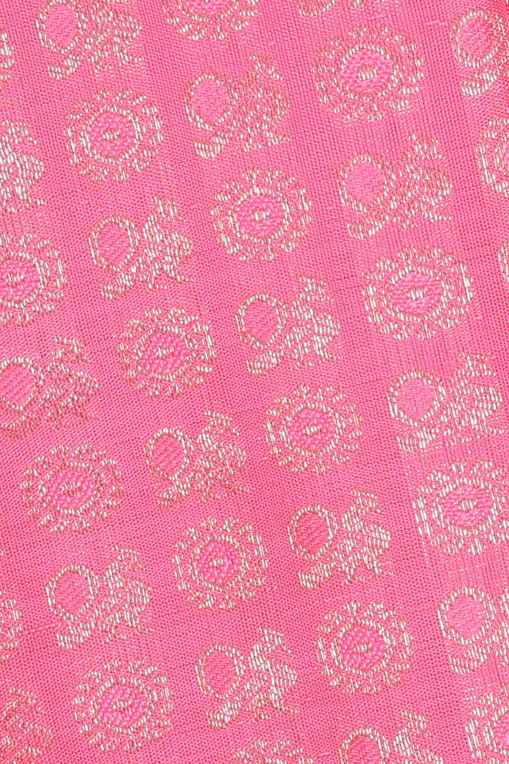 Image of Kanchipattu Pink Brocade Saree