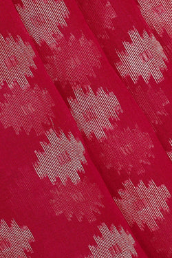 Image of Banarasi Kora Reddish Pink Saree