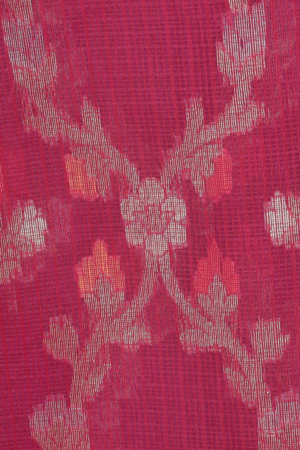 Banarasi Kora Rani Pink Saree