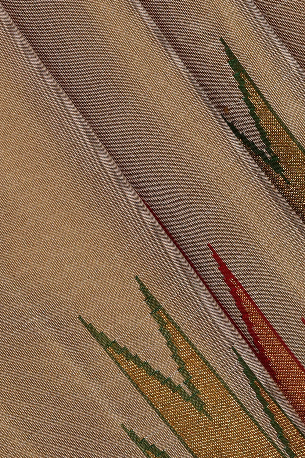 Arani Silk Cream Saree