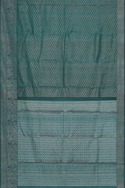 Image of Arani Silk Dark Ocean Blue Saree