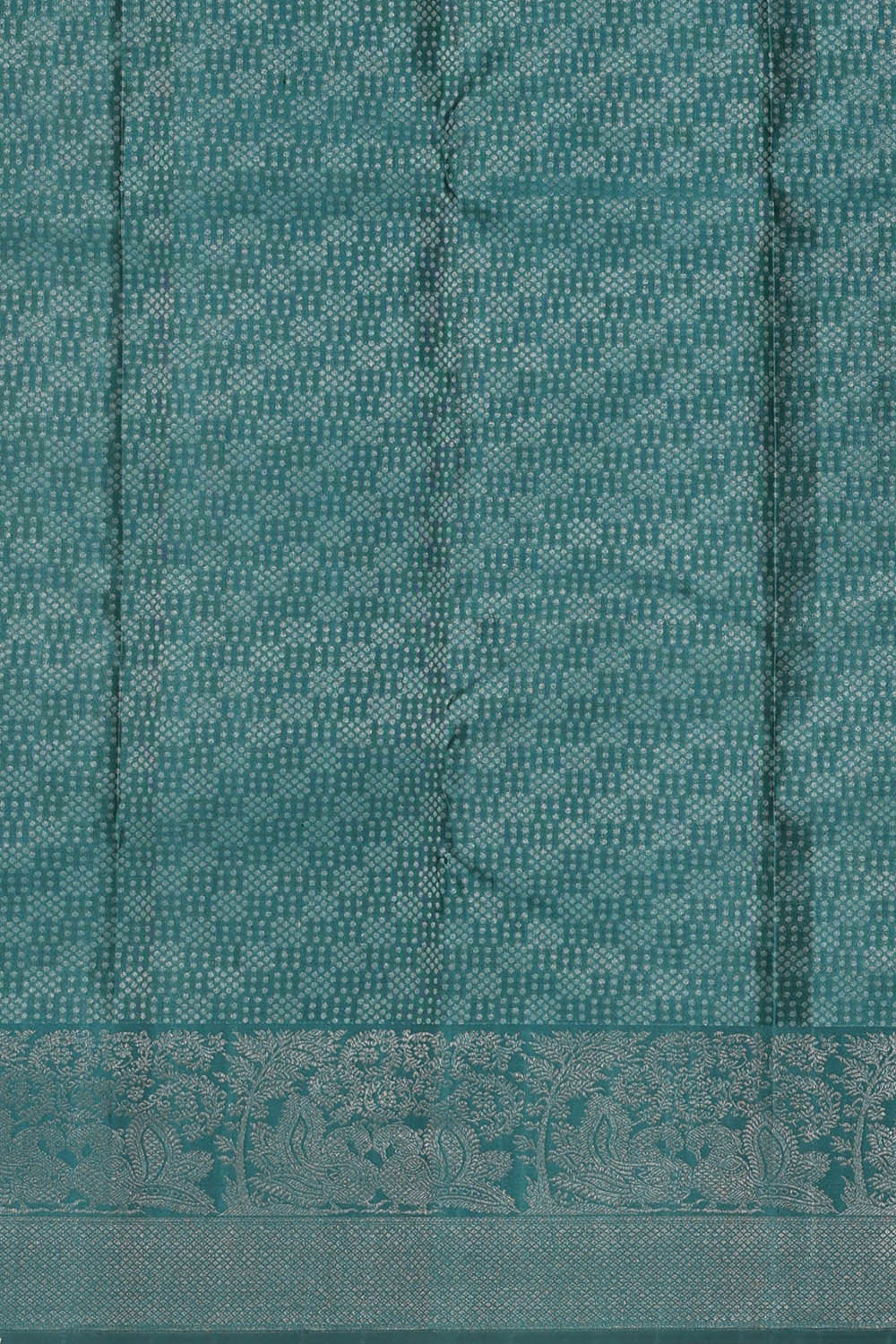 Image of Arani Silk Dark Ocean Blue Saree