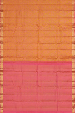 Image of Arani Silk Golden Peach Saree