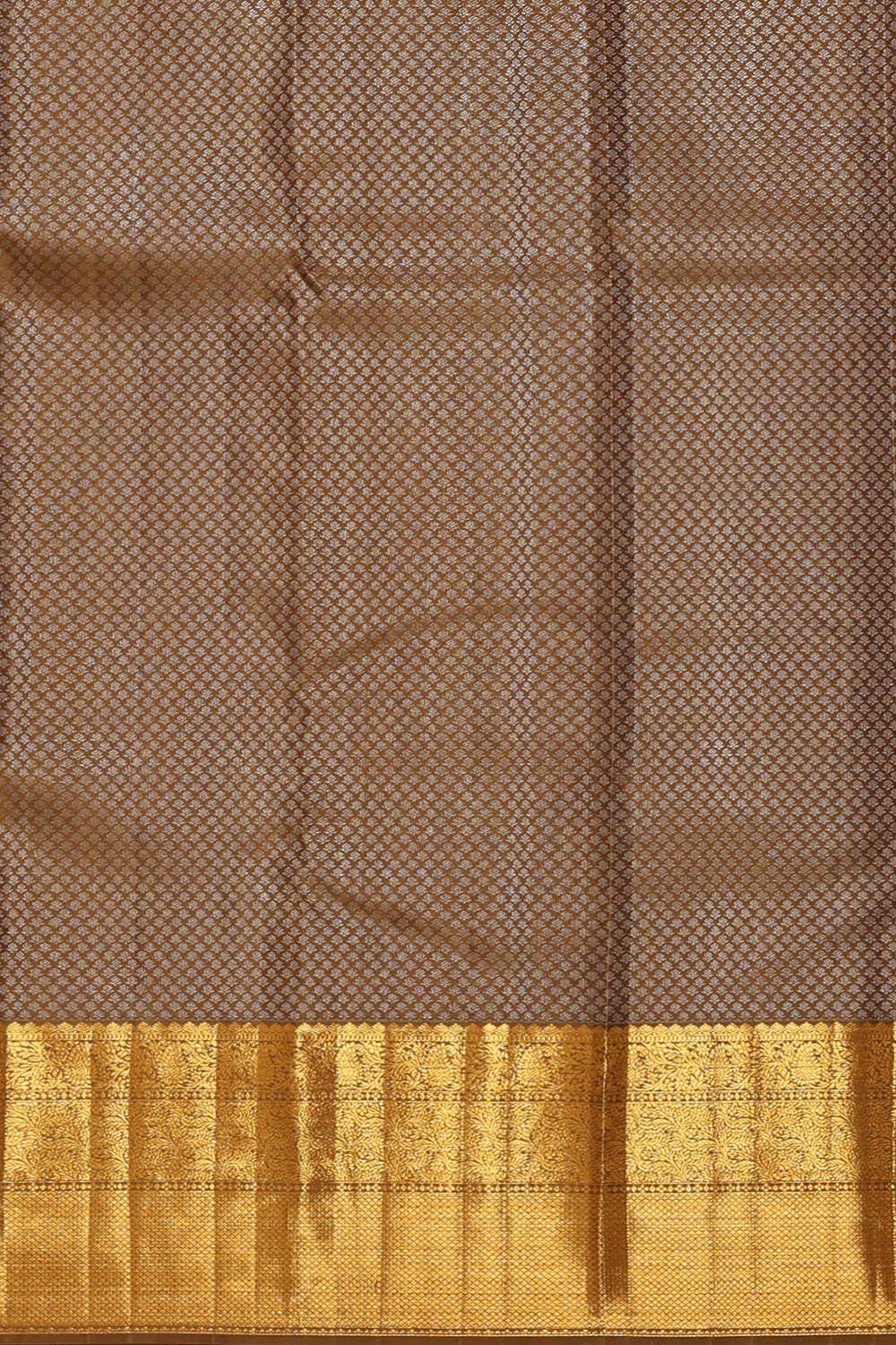Arani Silk Brown Saree
