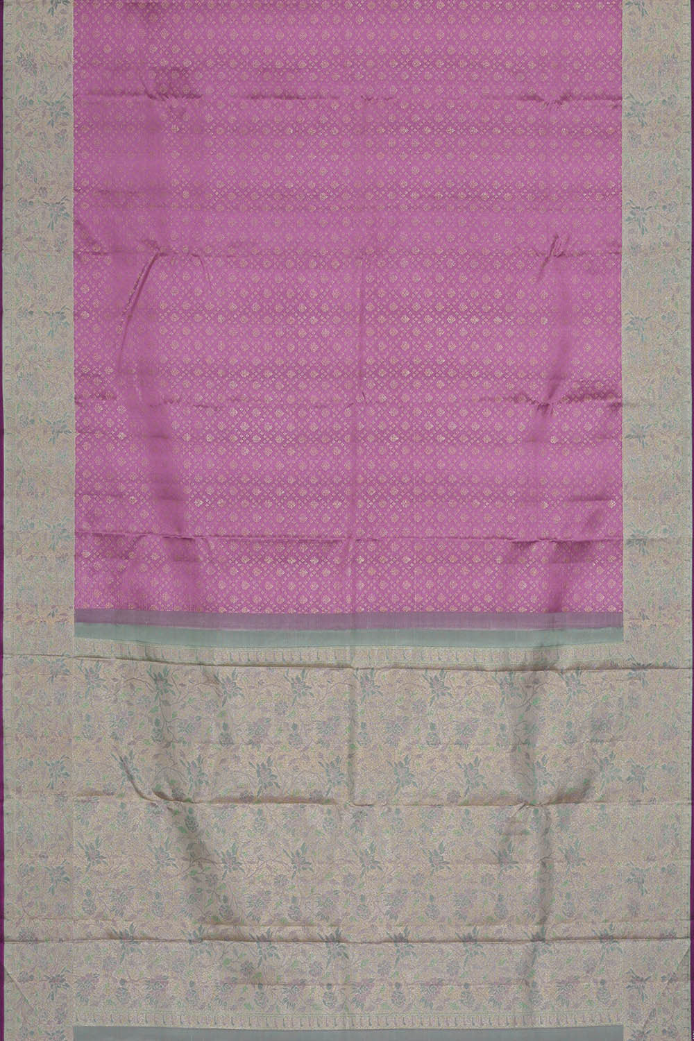 Arani Silk Lavender Pink Saree