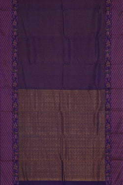 Image of Arani Silk Violet Blue Saree