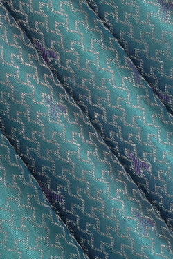 Image of Arani Silk Sea Blue Saree