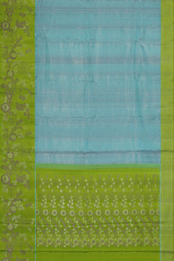 Image of Arani Silk Sea Blue Saree