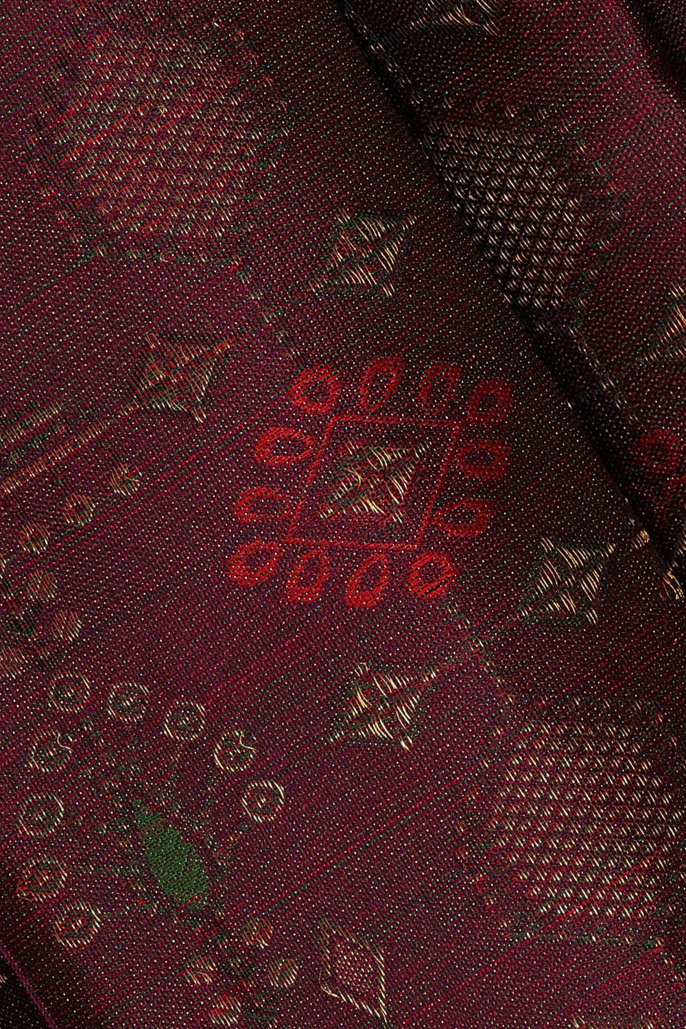 Arani Silk Deep Wine Saree