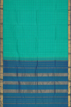 Image of Arani Silk Sea Green Saree