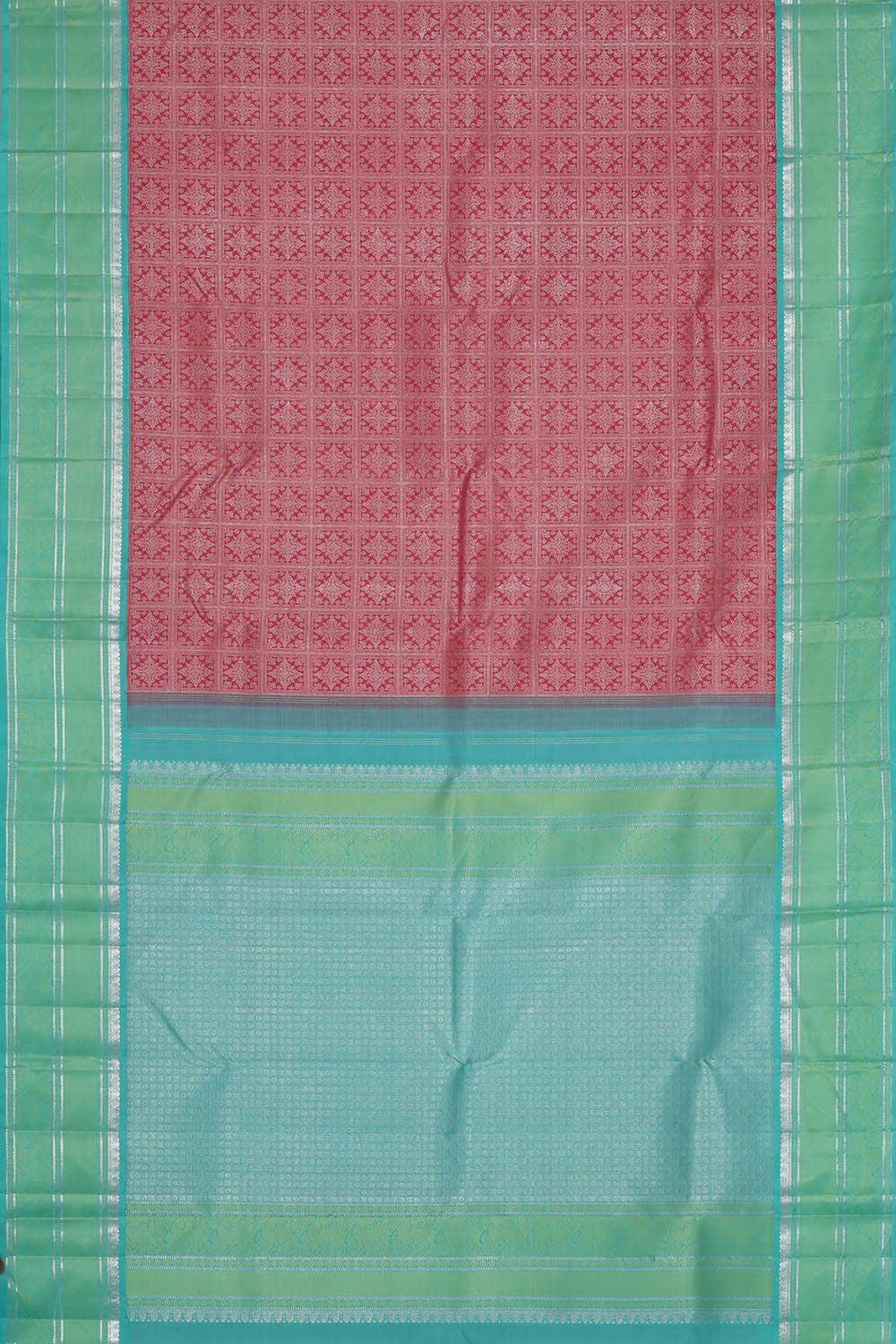 Image of Arani Silk Light Red Saree