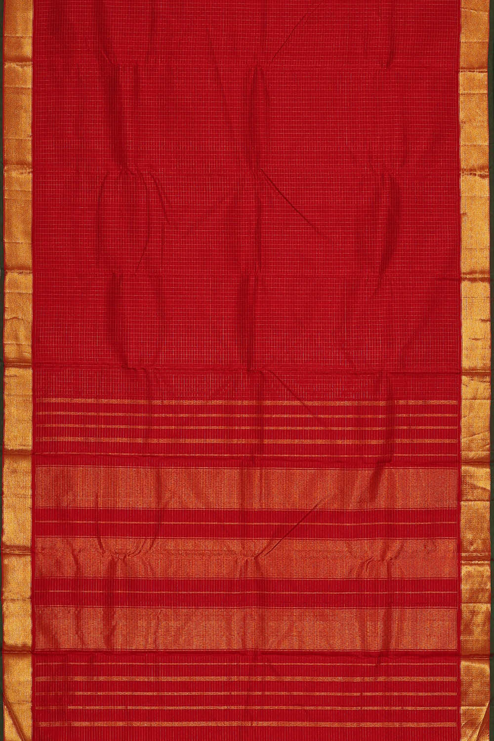 Image of Arani Silk Red Saree