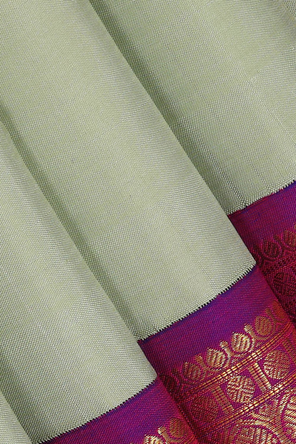 Arani Silk Light Pista Green Saree