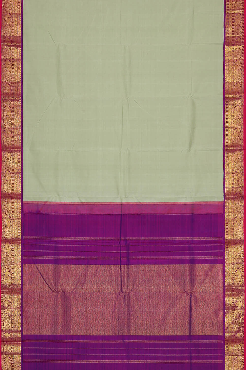 Arani Silk Light Pista Green Saree