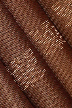Image of Brown Silk Saree