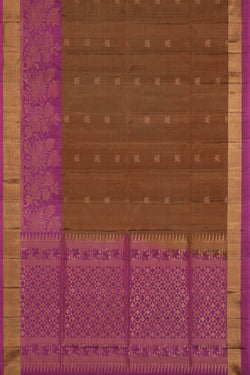 Image of Brown Silk Saree
