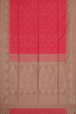 Image of Light Red Silk Saree