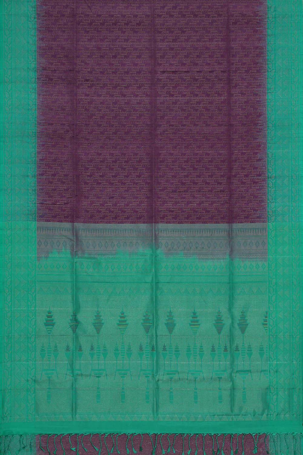 Violet Silk Saree