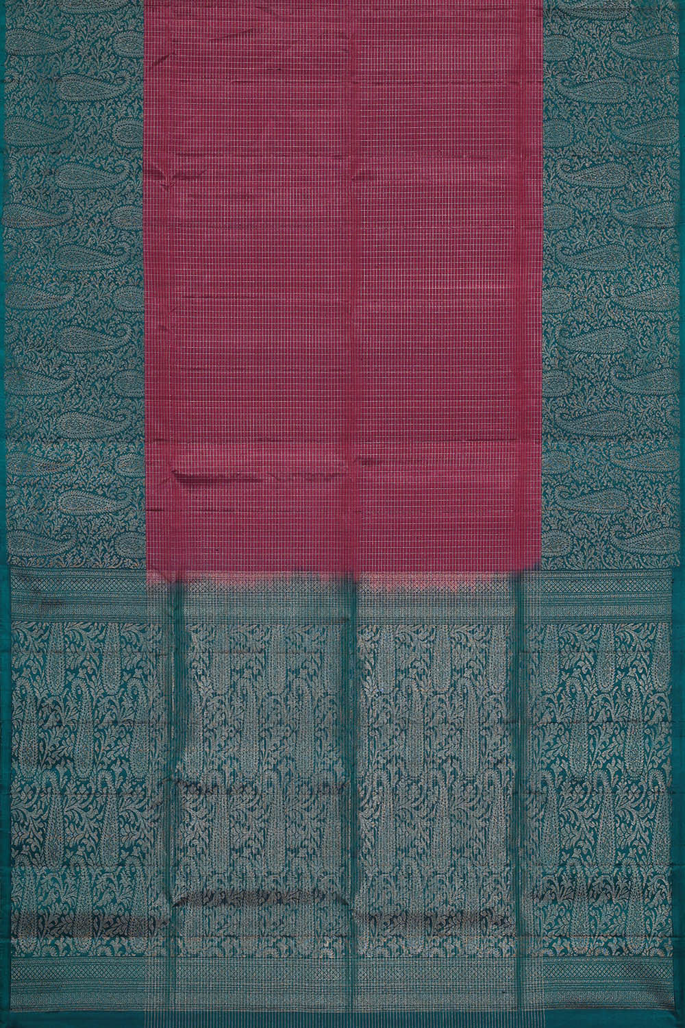 Maroon Silk Saree