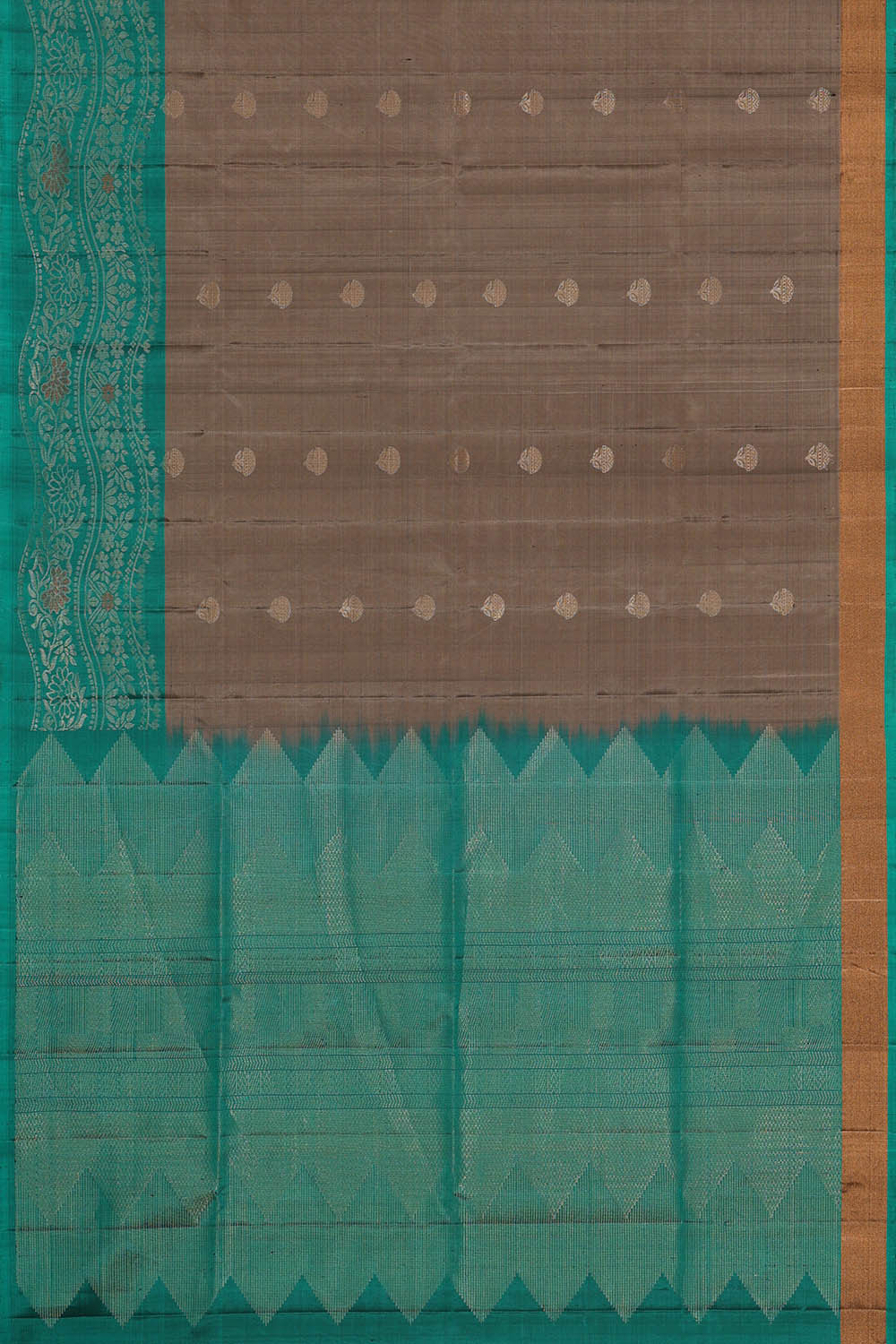 Grey Silk Saree