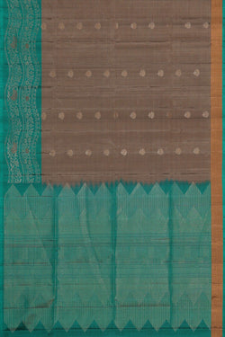 Image of Grey Silk Saree