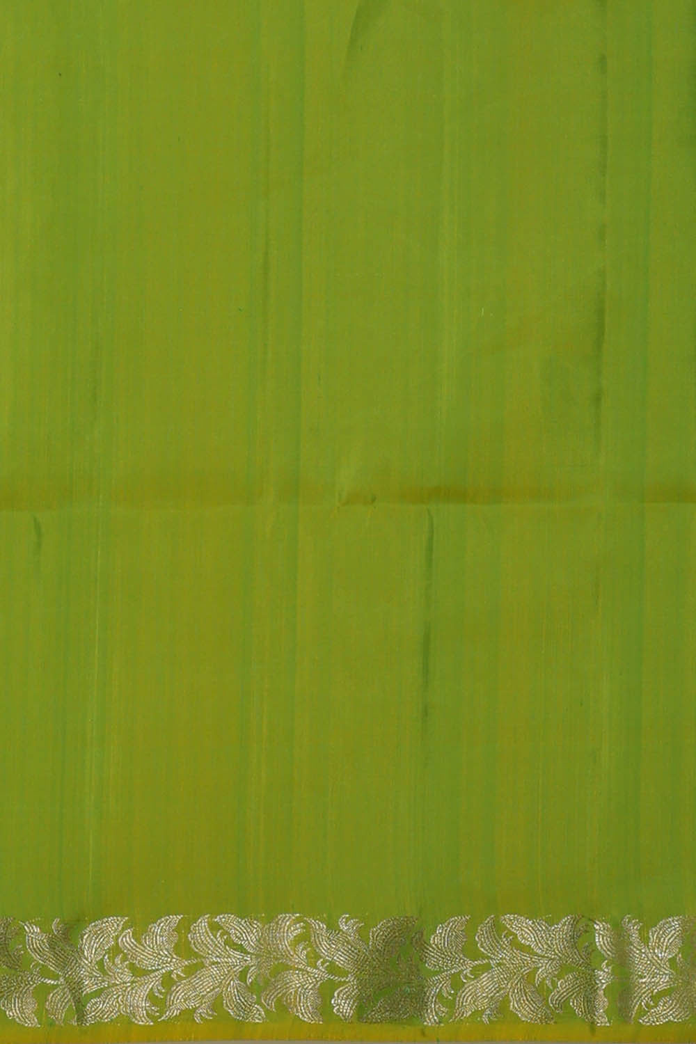 Parrot Green Silk Saree