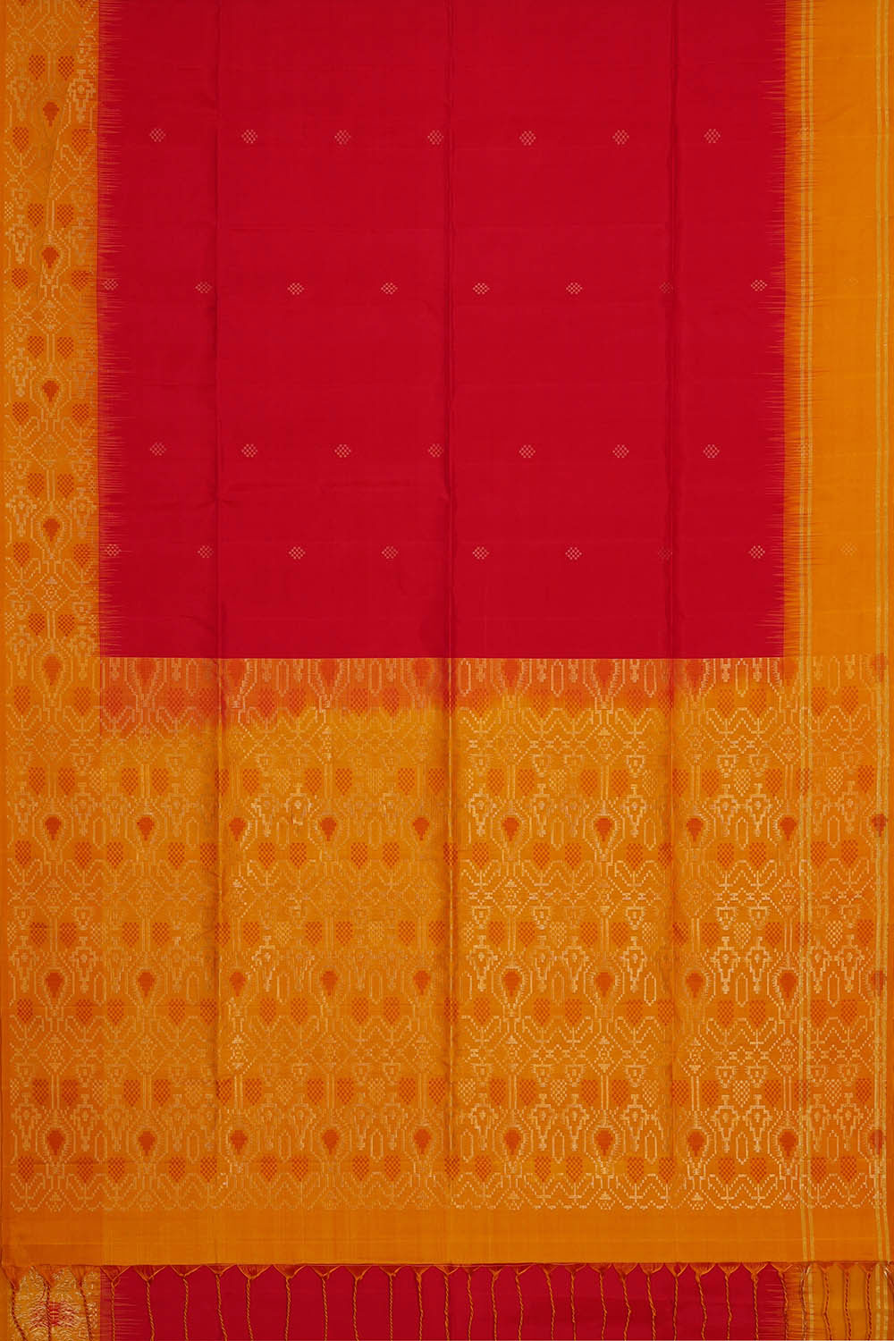 Image of Red Silk Saree