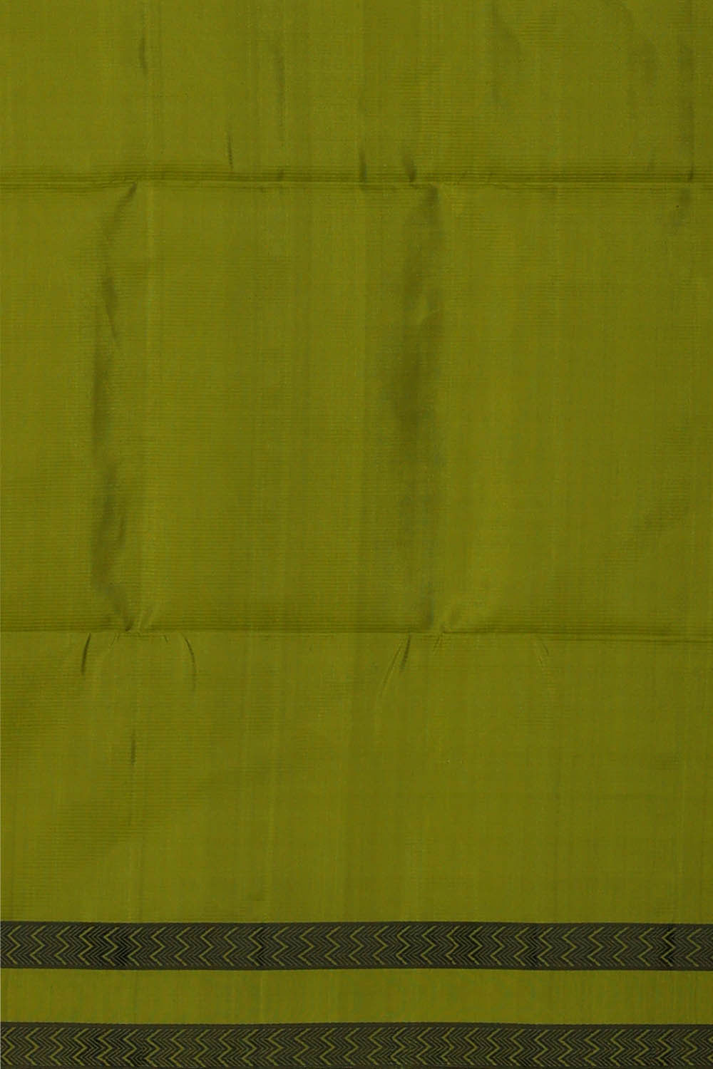 Image of Parrot Green Silk Saree