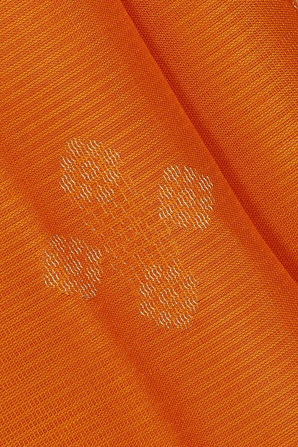 Image of Mustard Yellow Silk Saree