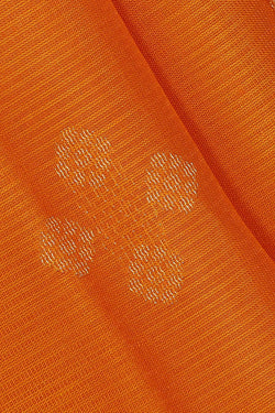 Image of Mustard Yellow Silk Saree