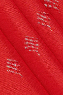 Image of Orange Silk Saree