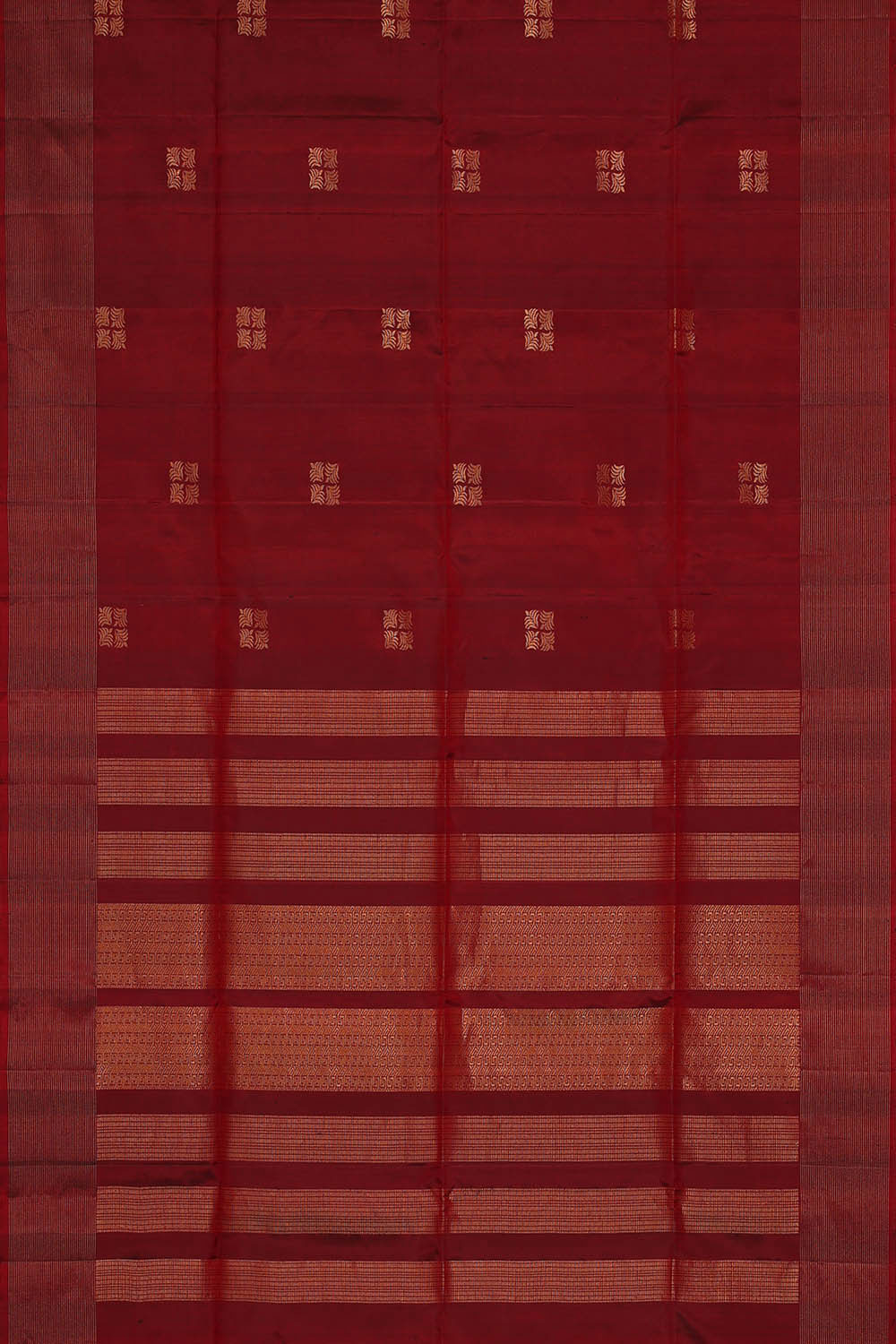 Maroon Silk Saree