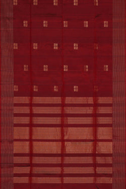 Image of Maroon Silk Saree
