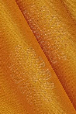 Image of Mustard Yellow Silk Saree