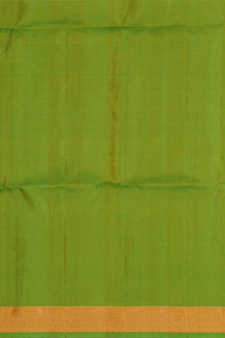 Image of Mustard Yellow Silk Saree
