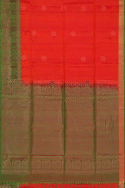 Image of Red Silk Saree