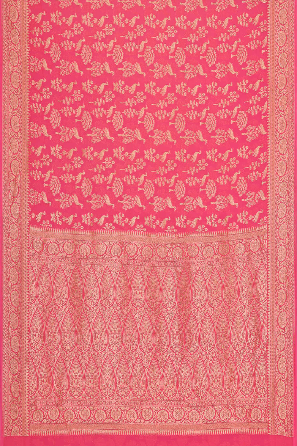 Binny Georgette Pink Saree