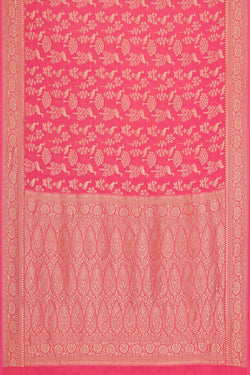 Image of Binny Georgette Pink Saree