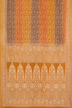 Image of Banarasi Georgette Multicolour Saree