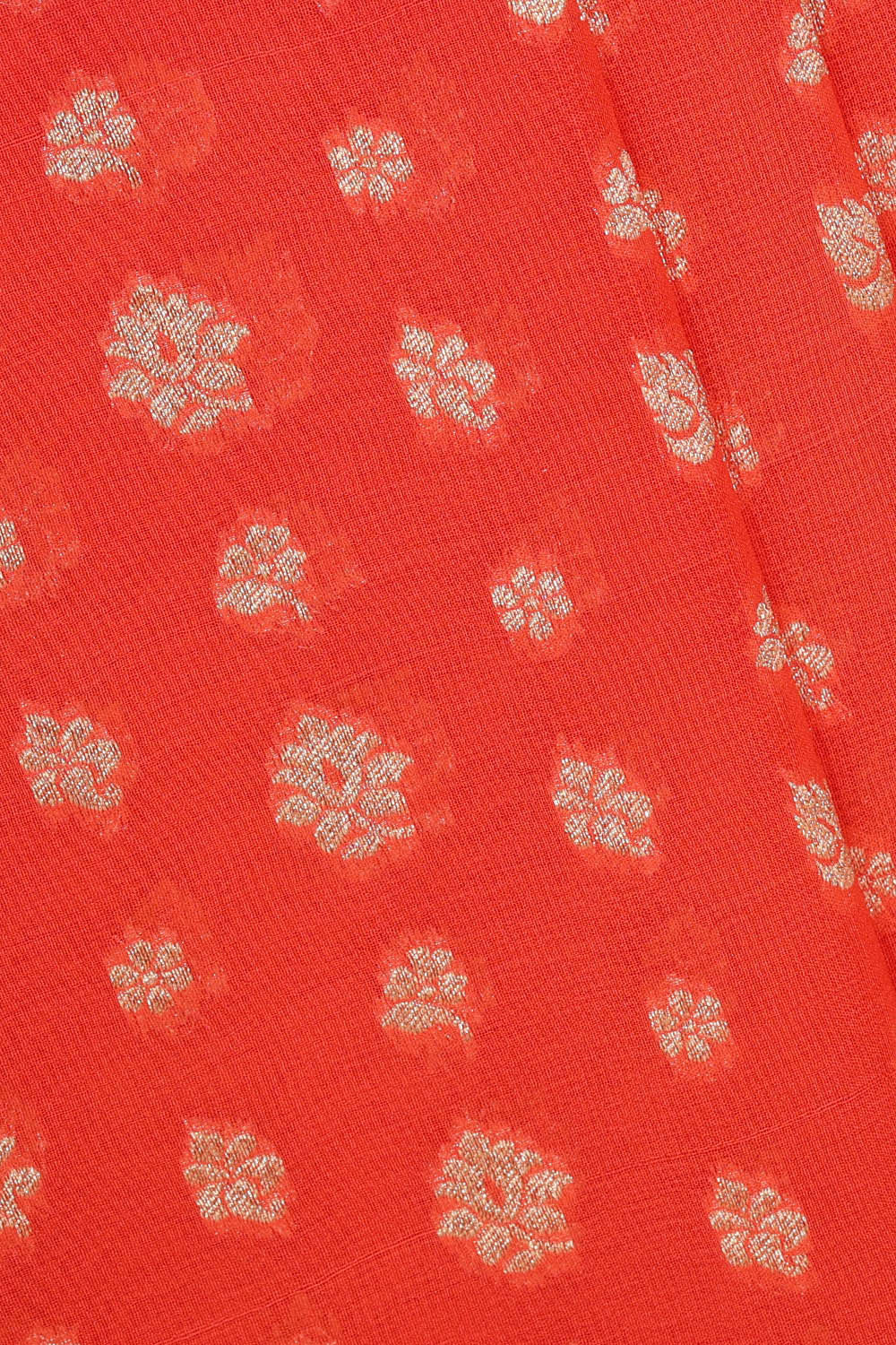 Banarasi Georgette Peach-Pink Saree