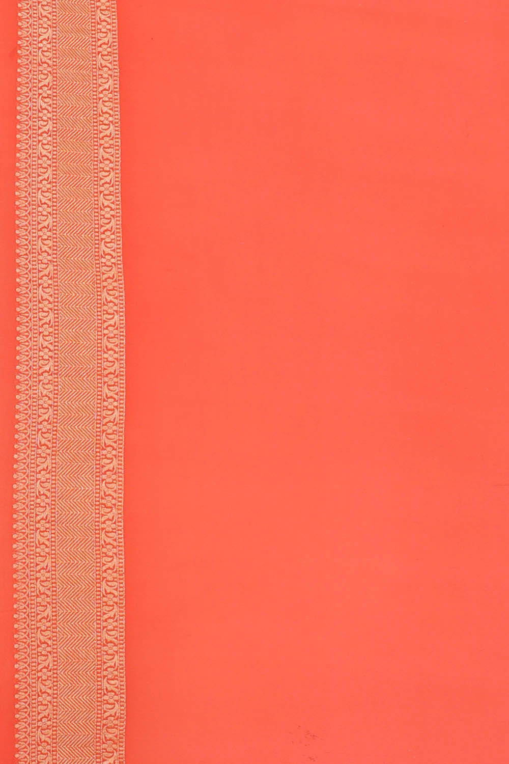Banarasi Georgette Peach-Pink Saree