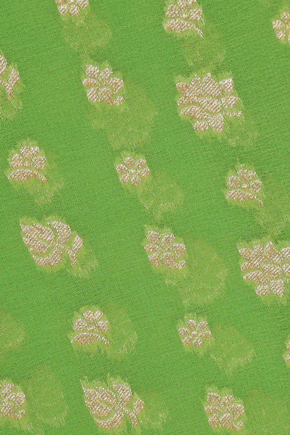 Banarasi Georgette Green Saree