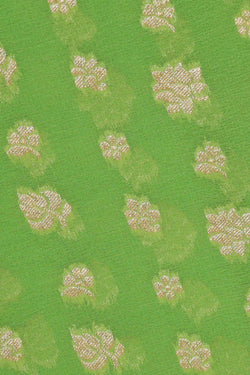 Image of Banarasi Georgette Green Saree