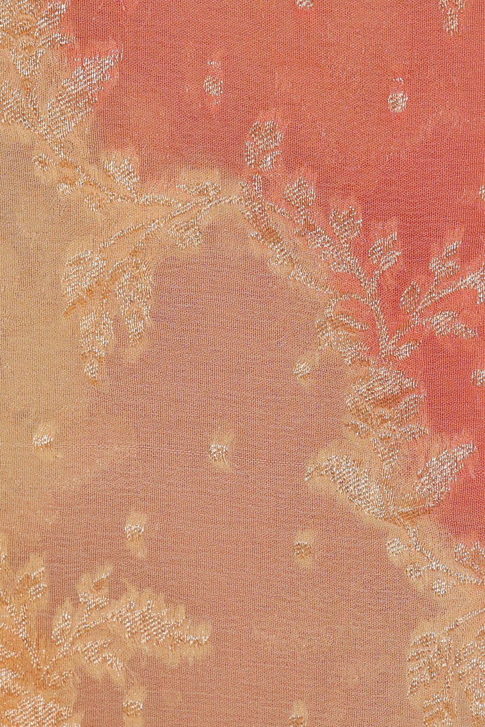 Image of Banarasi Georgette Yellow Saree