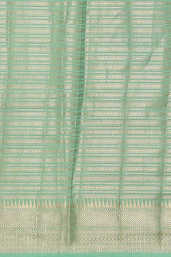 Image of Dark Green Silk Saree