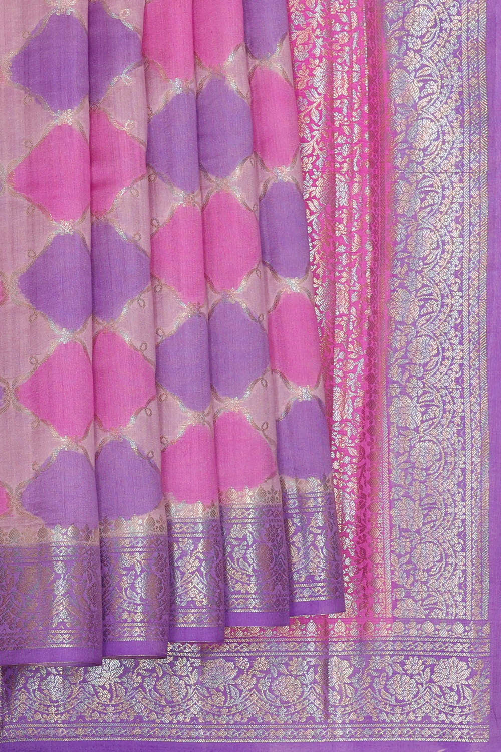 Image of Multicolour Silk Saree