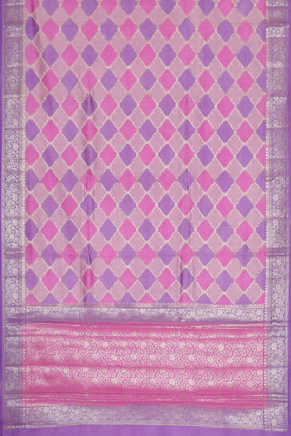 Image of Multicolour Silk Saree