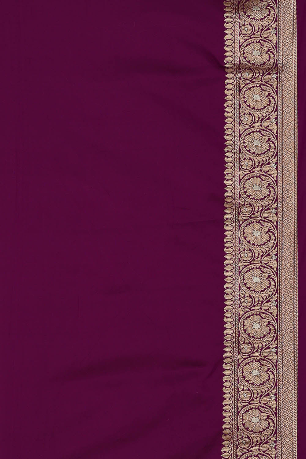 Image of Banarasi Silk Purple Saree