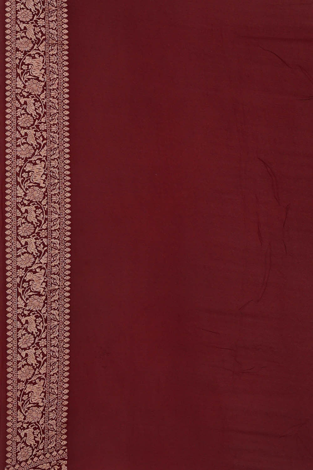 Banarasi Georgette Crepe Teal Blue Saree
